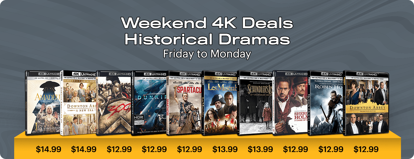 Crazy Days 4K UHD Weekend Deals: Friday to Monday.