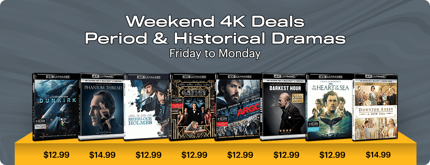 4K UHD Weekend Deals - Friday to Monday