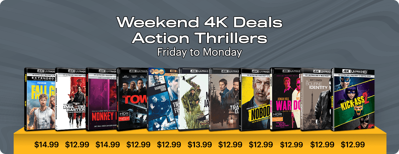 4K UHD Weekend Deals: Friday to Monday.