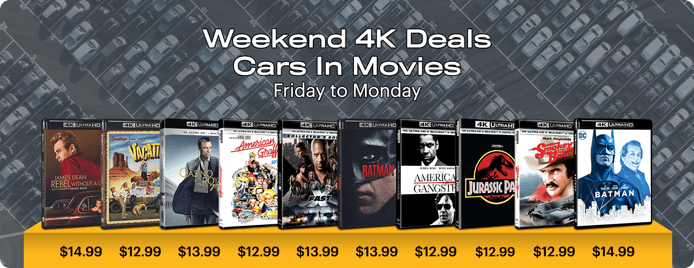 4K UHD Weekend Deals: Friday to Monday.