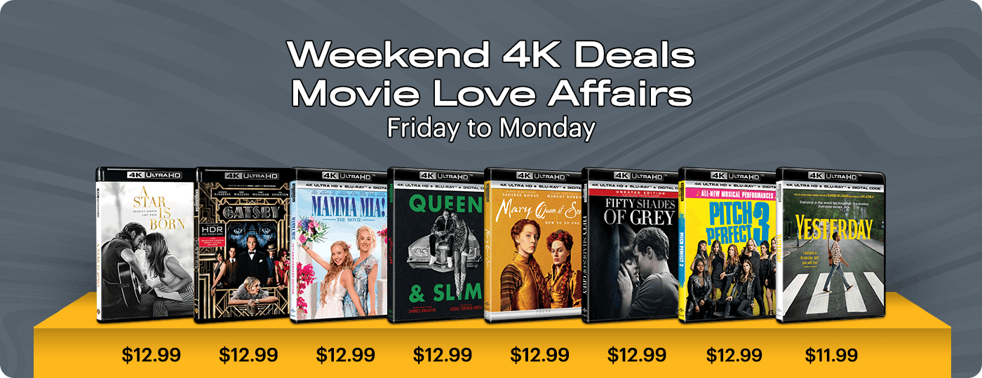 4K UHD Weekend Deals: Friday to Monday.
