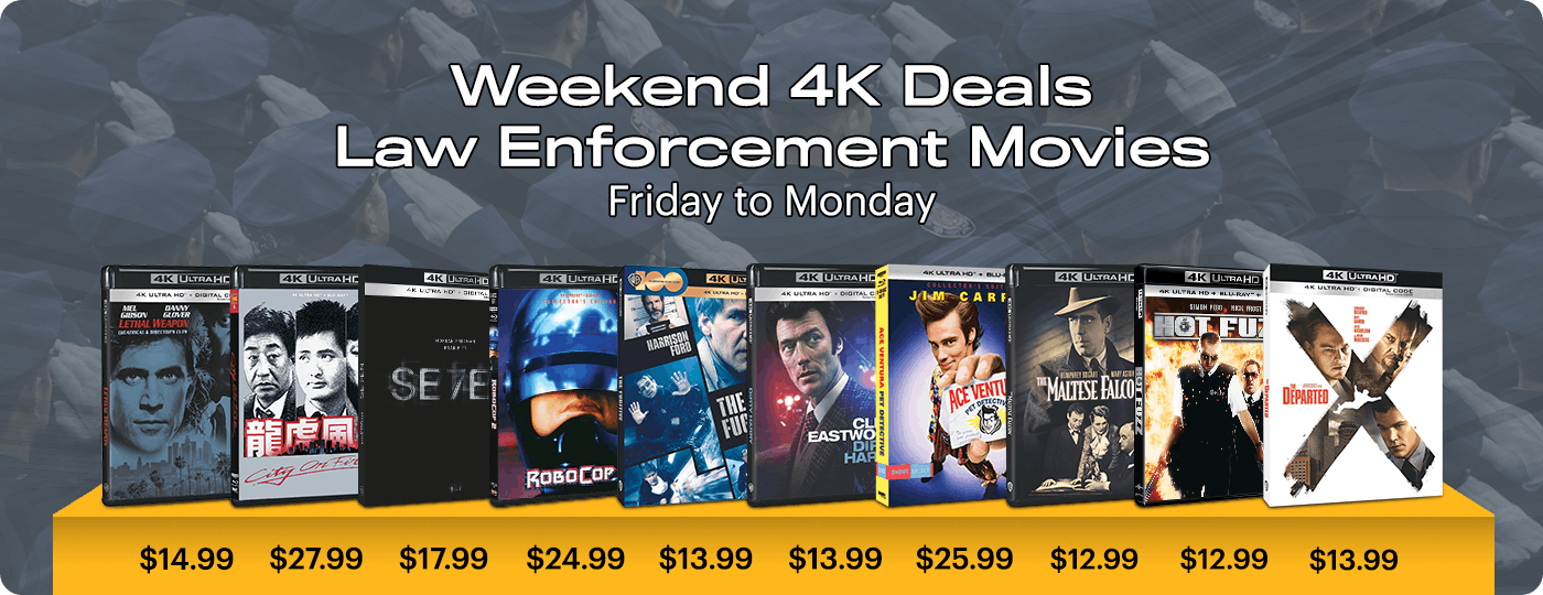 4K UHD Weekend Deals: Friday to Monday: Law Enforcement