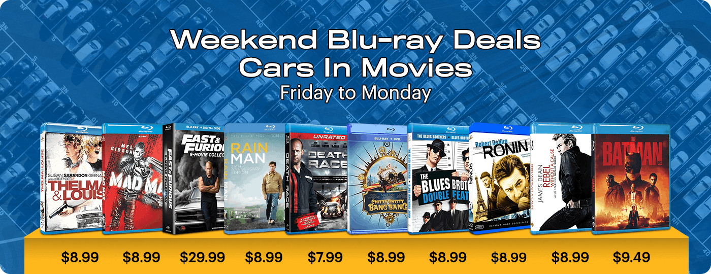 Blu-ray Weekend Deals - Friday to Monday