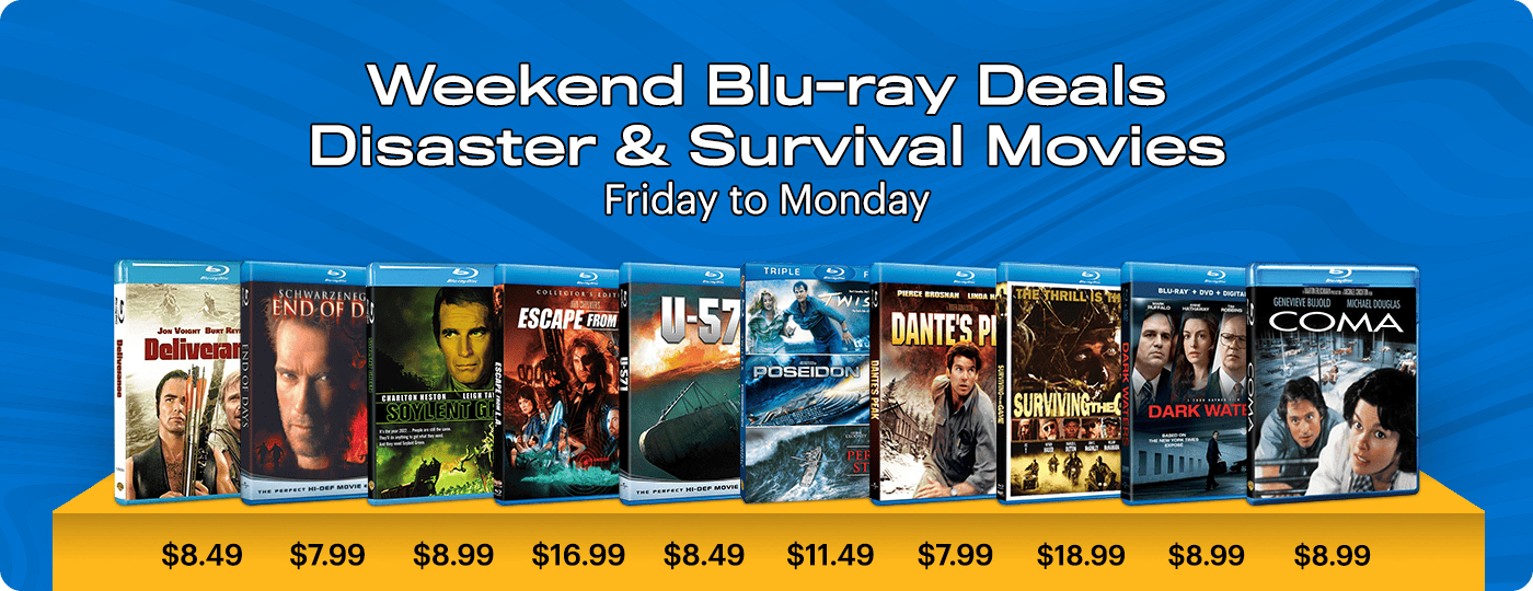 Blu-ray Weekend Deals - Friday to Monday