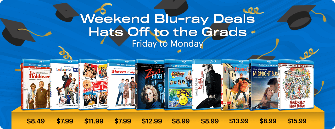 Blu-ray Weekend Deals - Friday to Monday: Hats Off to the Grads