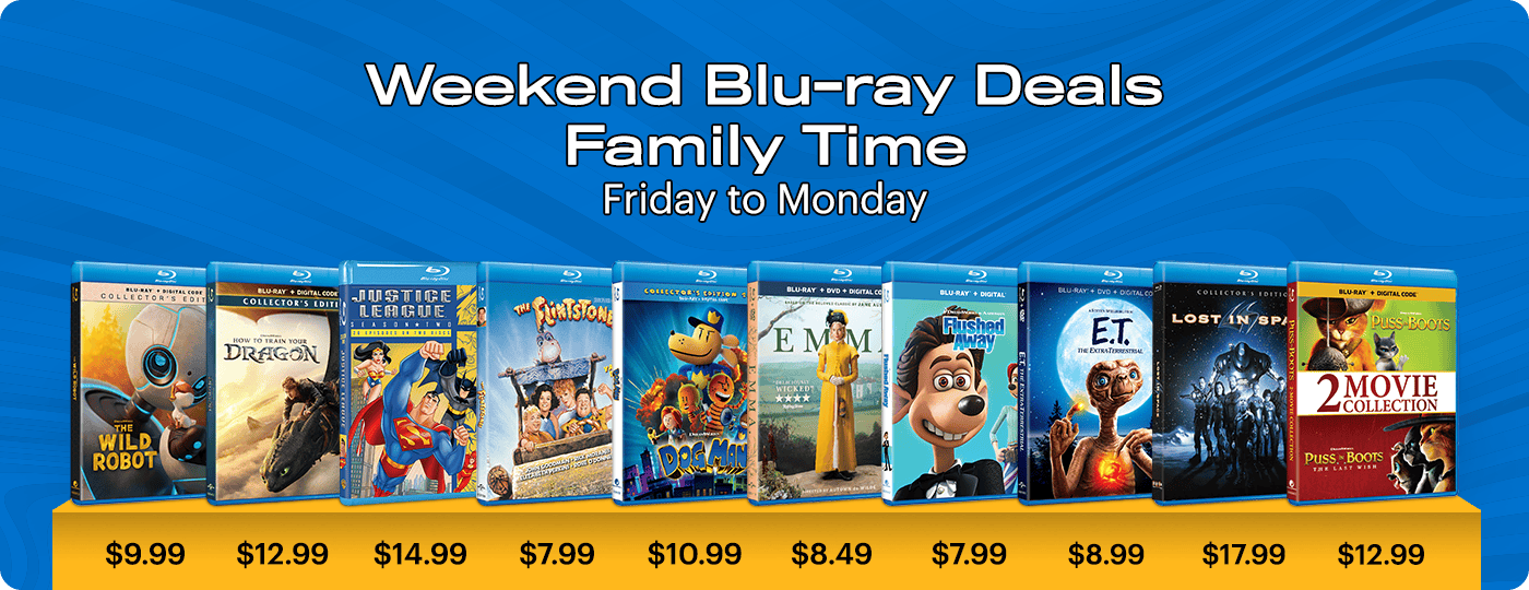 Blu-ray Weekend Deals - Friday to Monday: Family Time