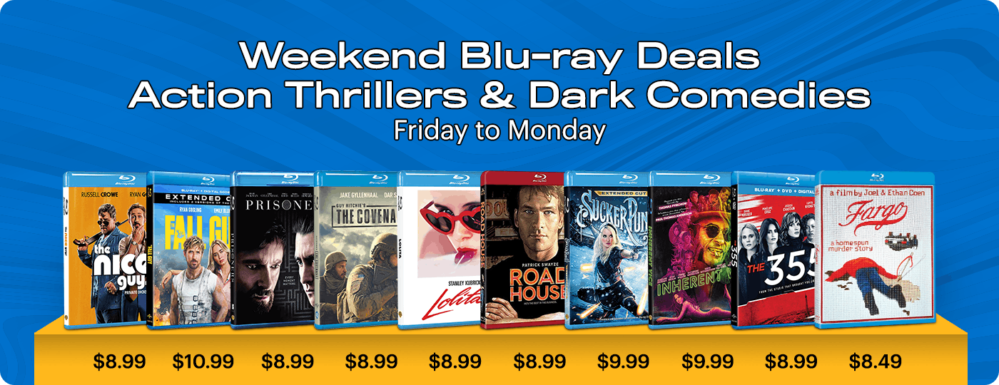 Blu-ray Weekend Deals - Friday to Monday
