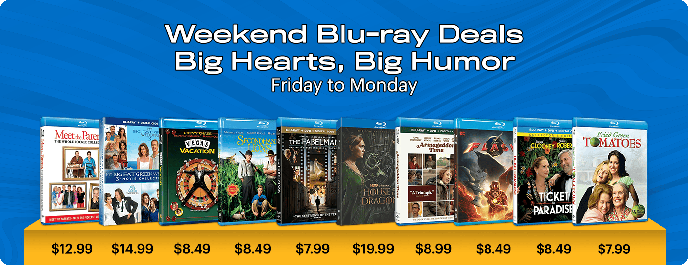 Blu-ray Weekend Deals - Friday to Monday: Big Hearts, Big Humor