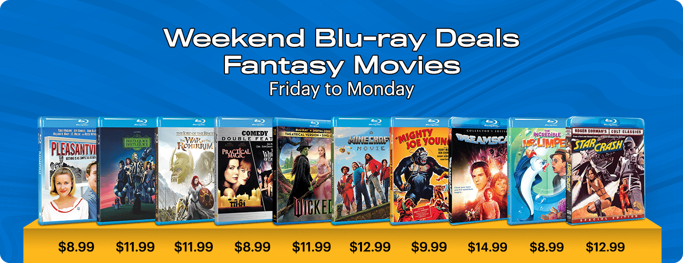 Blu-ray Weekend Deals - Friday to Monday: Fantasy Movies