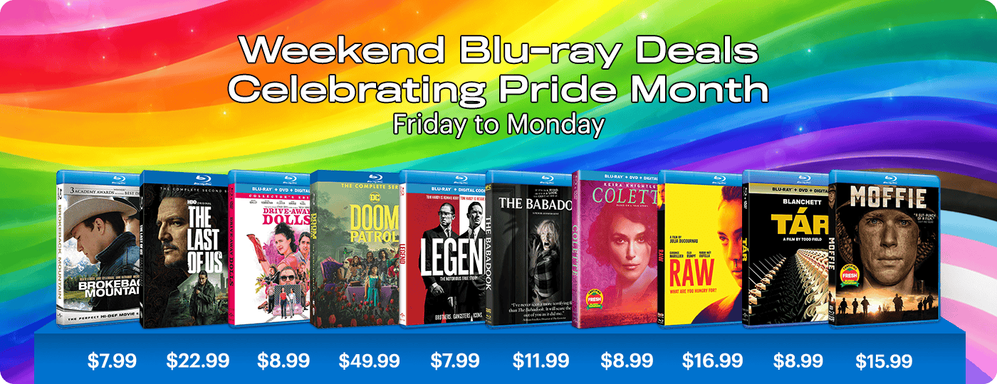 Blu-ray Weekend Deals - Friday to Monday: Celebrating Pride