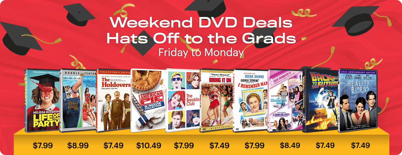 DVD Weekend Deals - Friday to Monday: Hats Off to the Grads