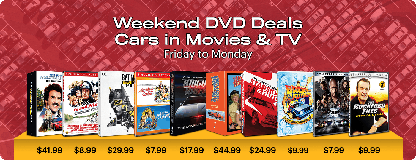 DVD Weekend Deals - Friday to Monday