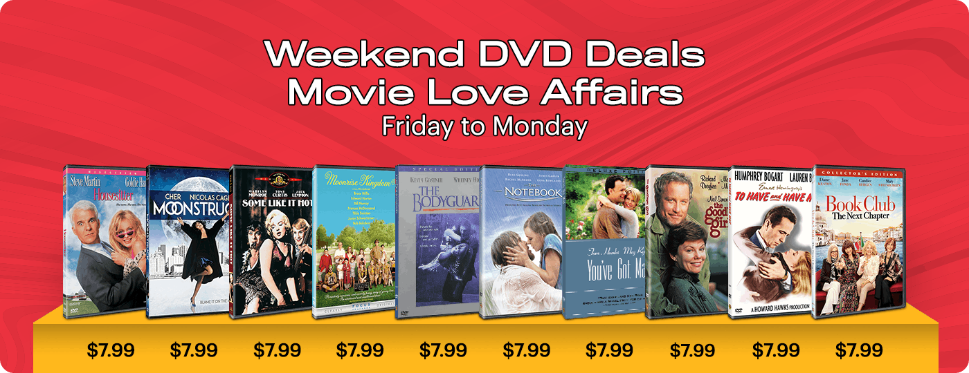 DVD Weekend Deals - Friday to Monday