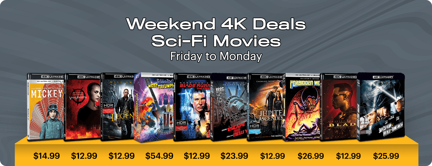 4K UHD Weekend Deals: Friday to Monday.