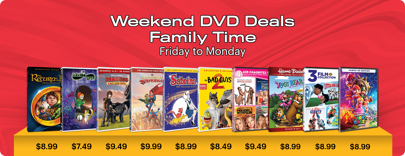 DVD Weekend Deals - Friday to Monday: Family Time