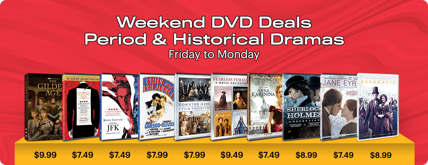 DVD Weekend Deals - Friday to Monday