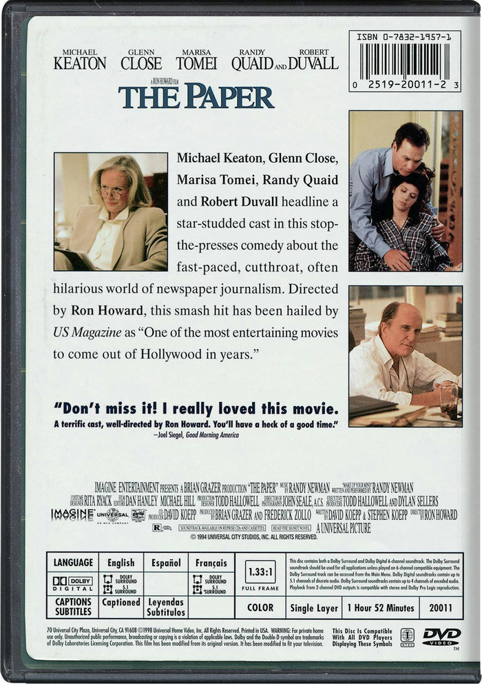 The Paper [DVD]