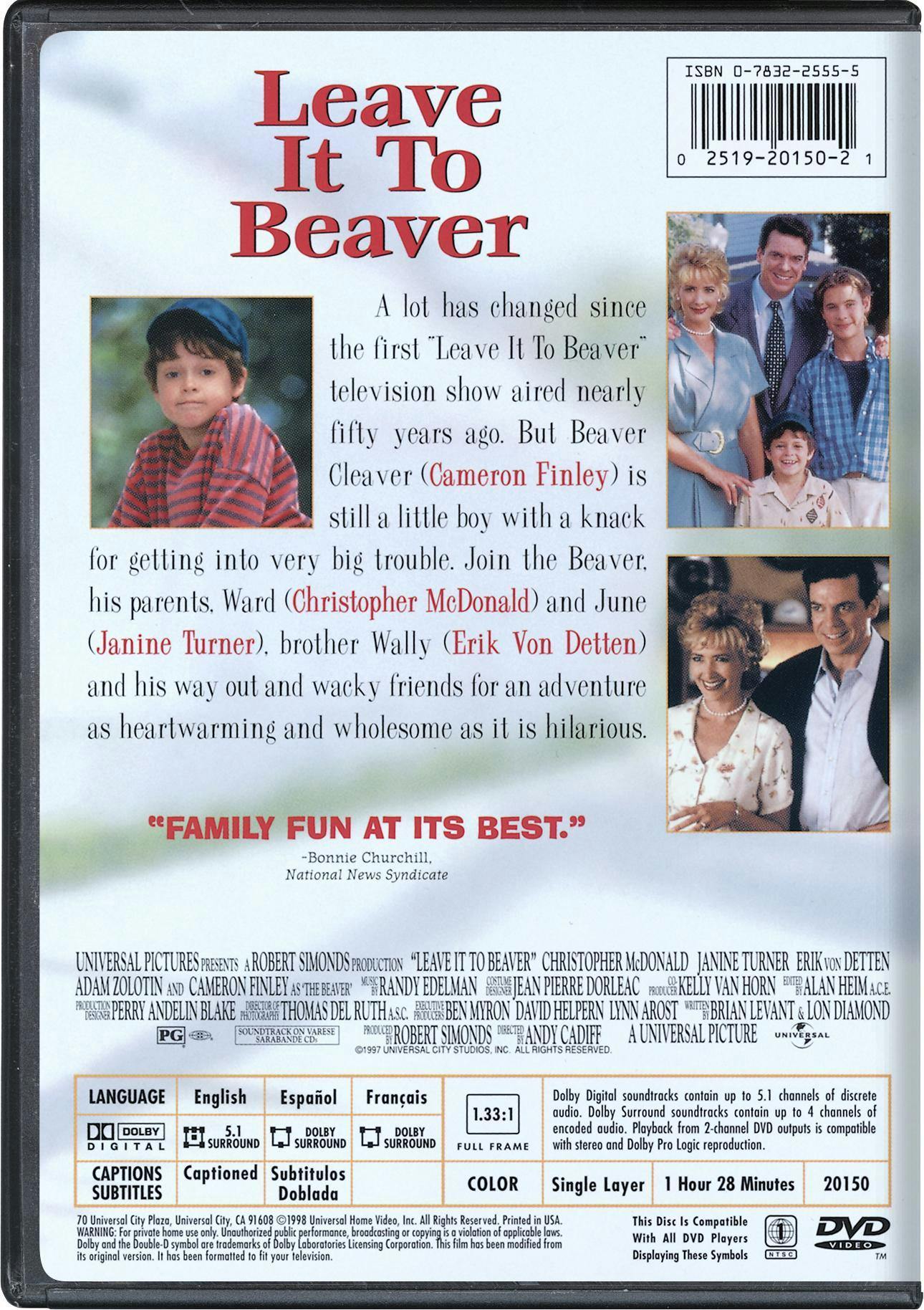 Leave It to Beaver (1998) (DVD Full Screen) [DVD] – GRUV Entertainment
