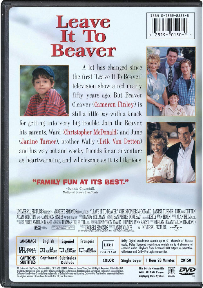 Leave It to Beaver (1998) (DVD Full Screen) [DVD]