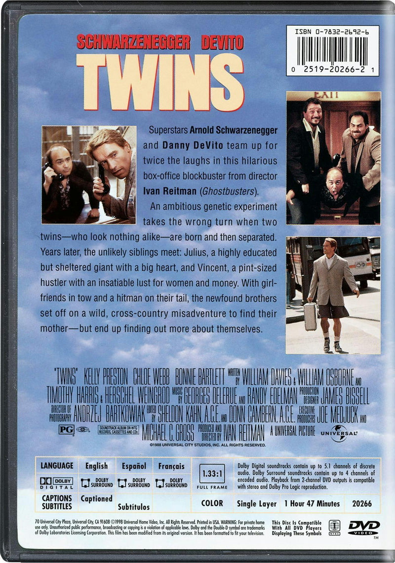 Twins (DVD Full Screen) [DVD]