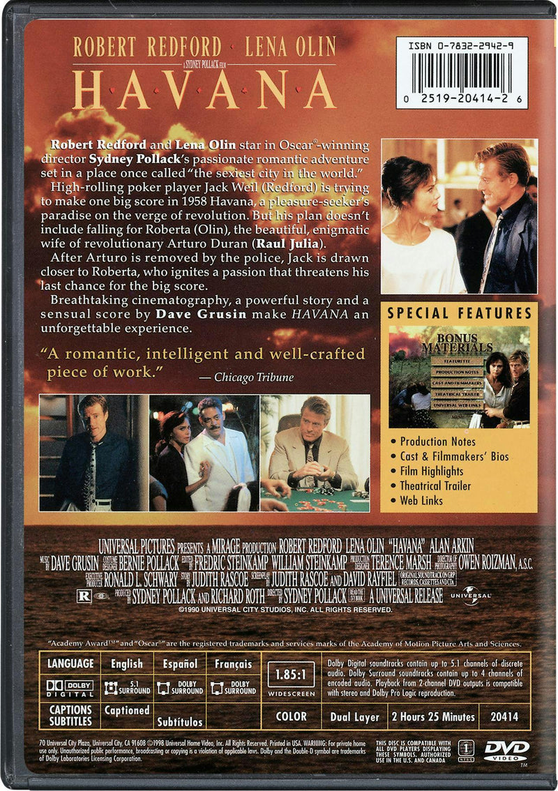 Havana (DVD Widescreen) [DVD]