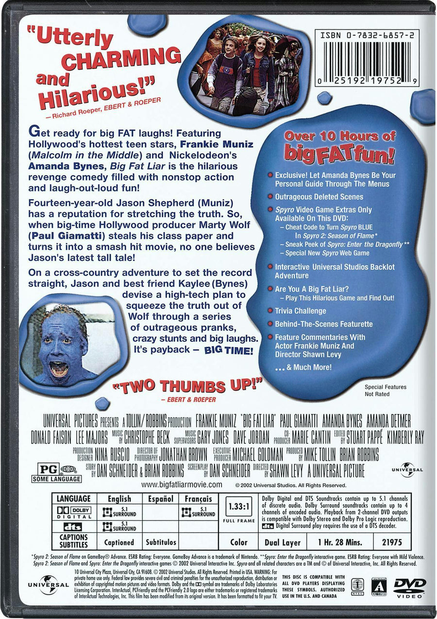 Big Fat Liar [DVD]