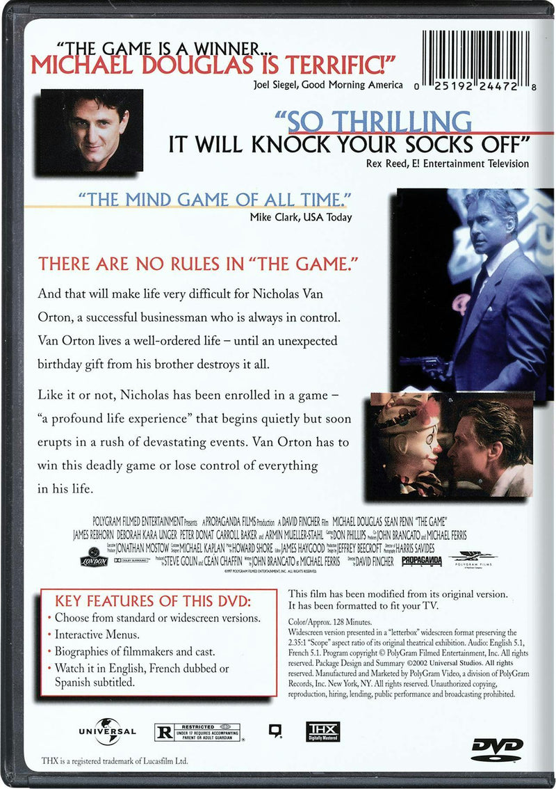 The Game [DVD]
