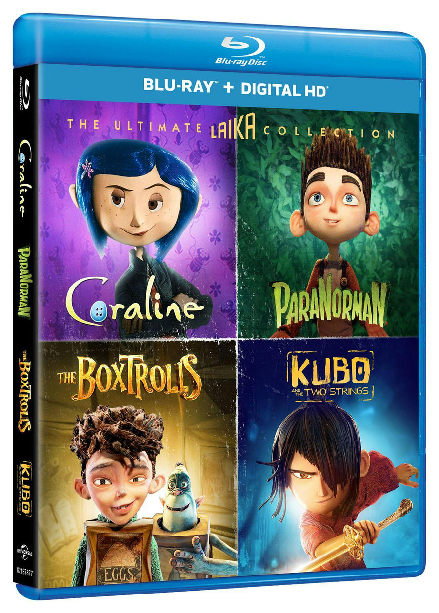 Coraline/ParaNorman/The Boxtrolls/Kubo and the Two Strings [Blu-ray]