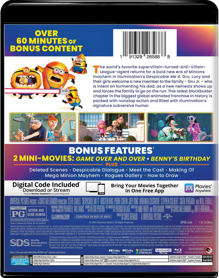 Despicable Me 4 - Collector's Edition 4K Ultra HD + Blu-ray + Digital (4K Ultra HD + Blu-ray) [UHD]