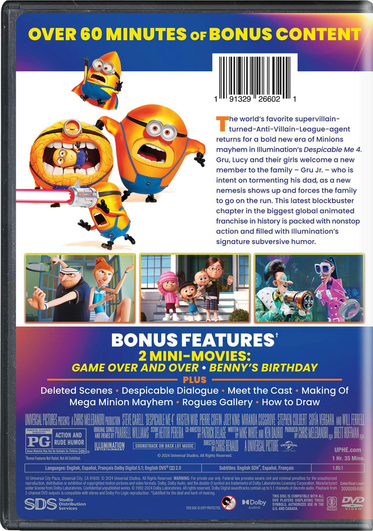 Despicable Me 4 - Collector's Edition [DVD] – GRUV Entertainment