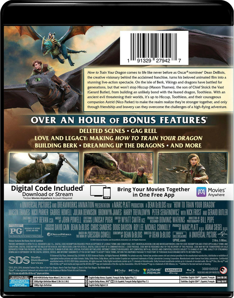 How To Train Your Dragon (4K Ultra HD + Blu-ray + Digital) [UHD]