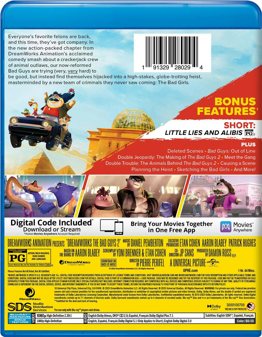 Bad Guys 2 (Blu-ray + Digital) [Blu-ray]