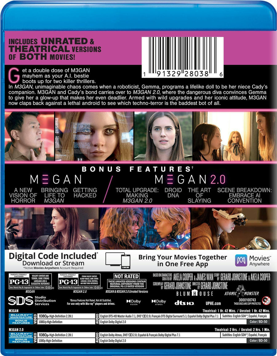 M3GAN 2-Movie Collection [Blu-ray]