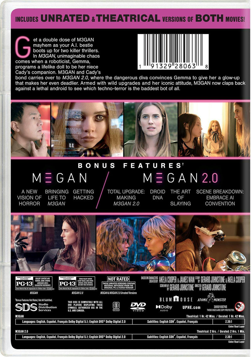 M3GAN 2-Movie Collection [DVD]
