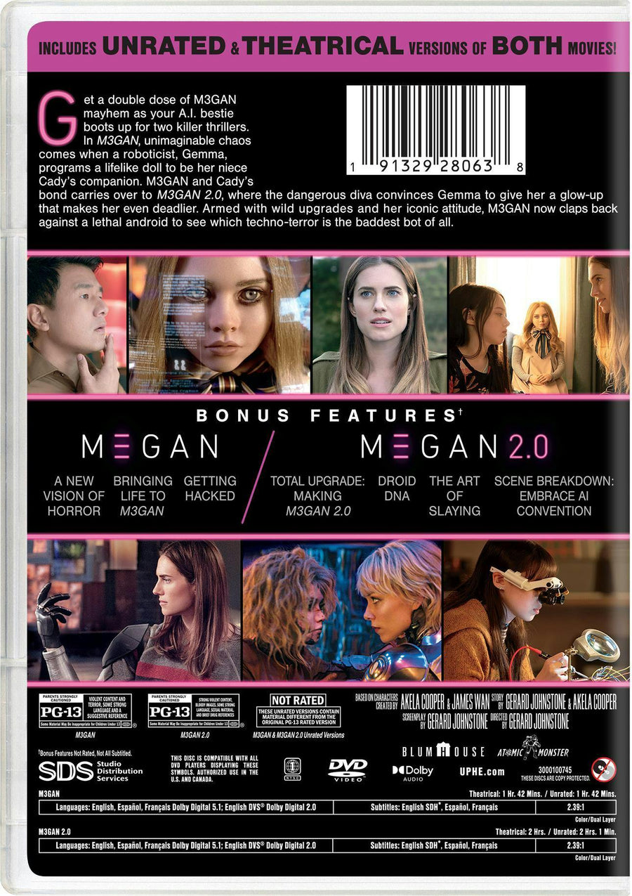 M3GAN 2-Movie Collection [DVD]