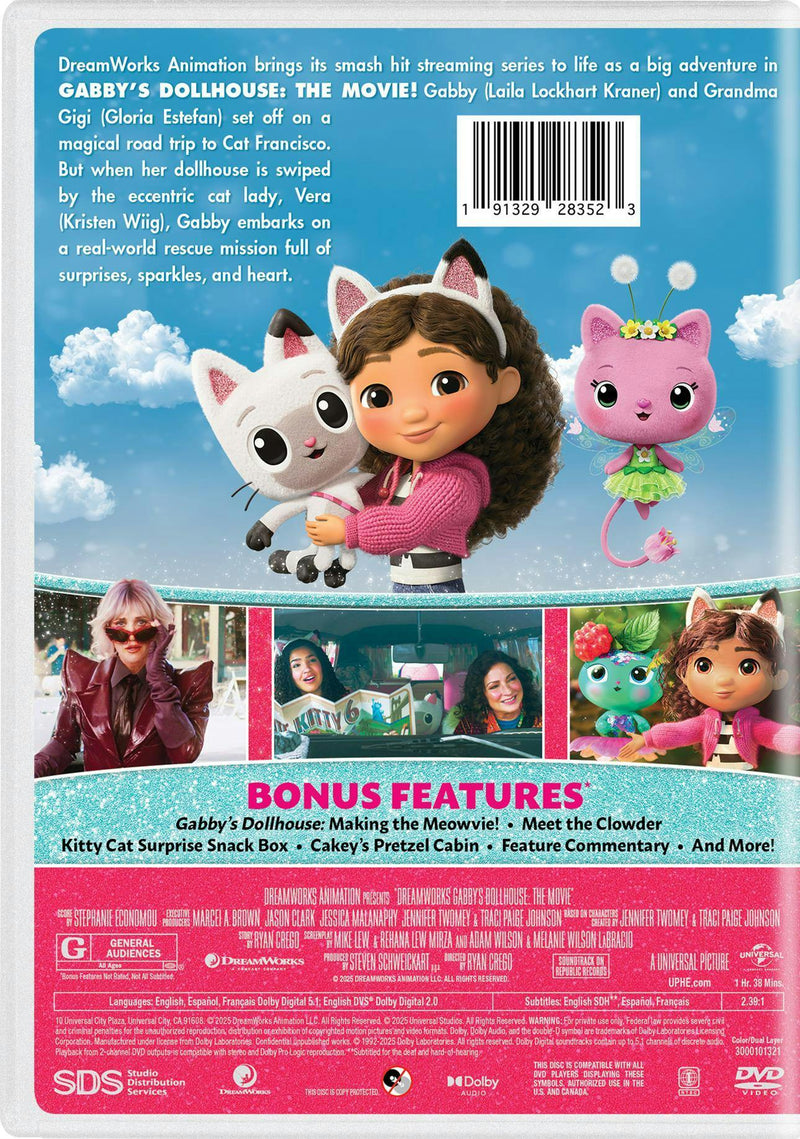 Gabby's Dollhouse: The Movie [DVD]