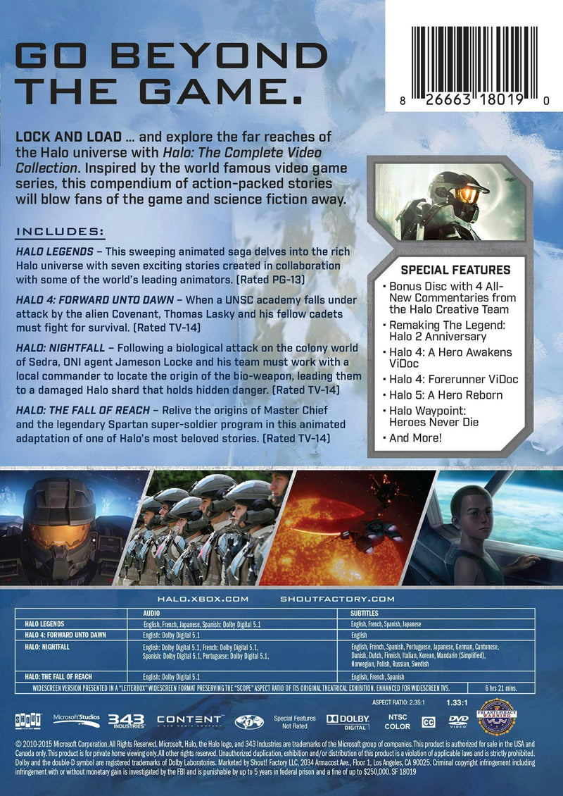 Halo: The Complete Video Collection [DVD]