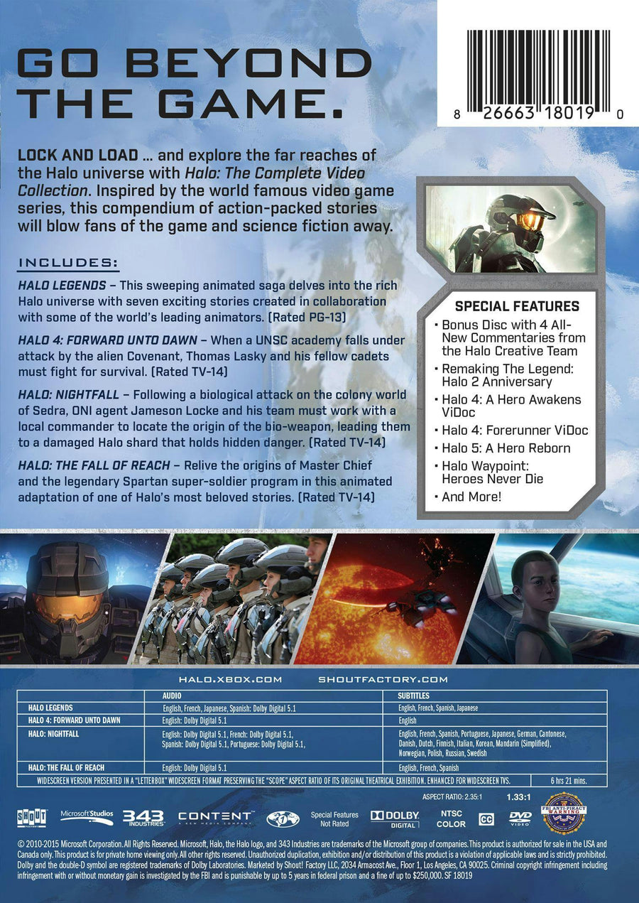 Halo: The Complete Video Collection [DVD]