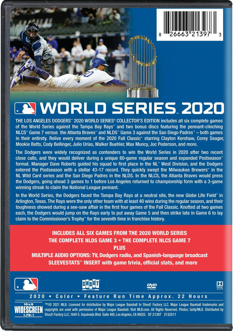 Major League Baseball Presents 2020 World Series: Los Angeles Dodgers - Collector's Edition [DVD]