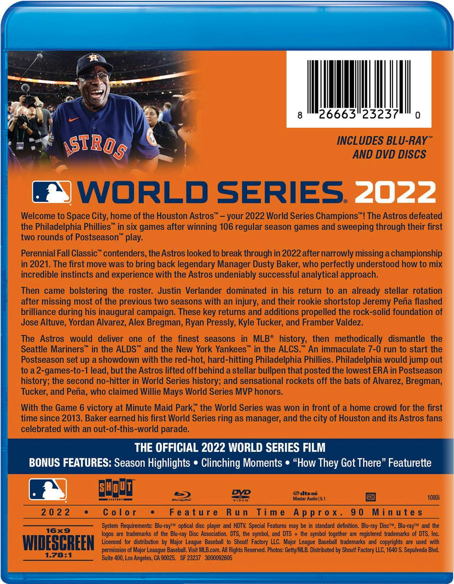 2022 World Series Champions: Houston Astros [Blu-ray]