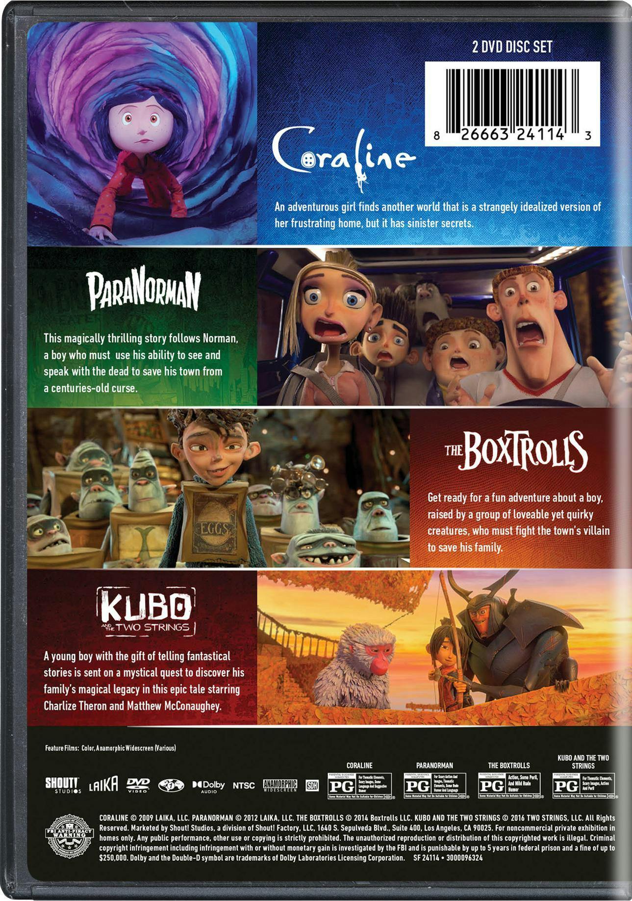 Laika: The Studio Collection (Coraline / ParaNorman / The