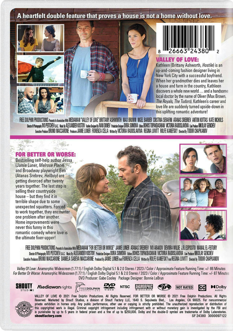 Home Is Where the Heart Is Double Feature (Valley of Love / For Better or Worse) [DVD]