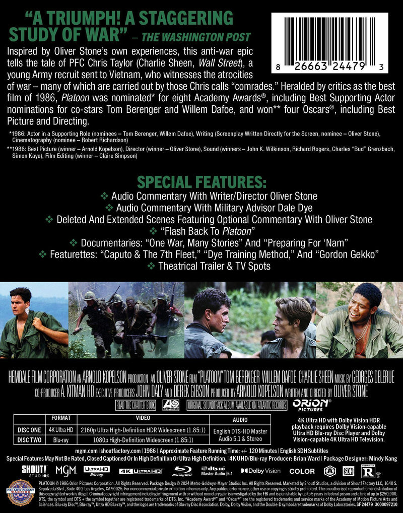 Platoon - Limited Edition Steelbook [UHD]