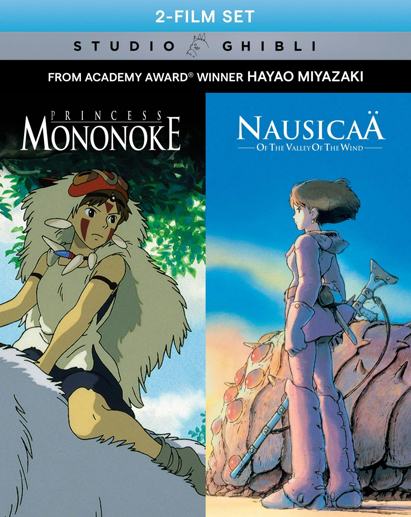 Princess Mononoke / Nausicaa of Valley of the Wind 2-Film Set [Blu