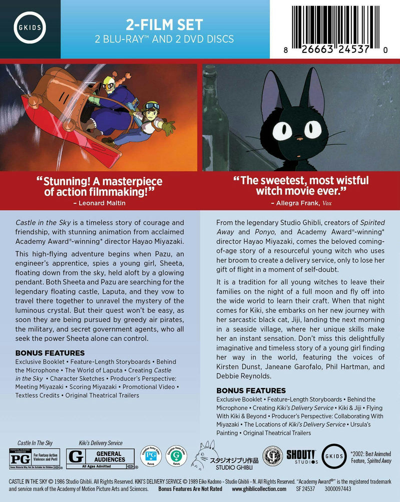 Castle in the Sky / Kiki's Delivery Service 2-Film Set [Blu-ray]