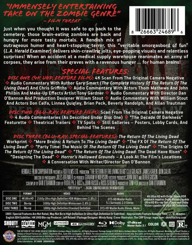 The Return of the Living Dead - Limited Edition Steelbook [UHD]