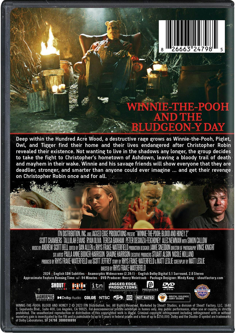 Winnie-the-Pooh: Blood and Honey 2 [DVD]