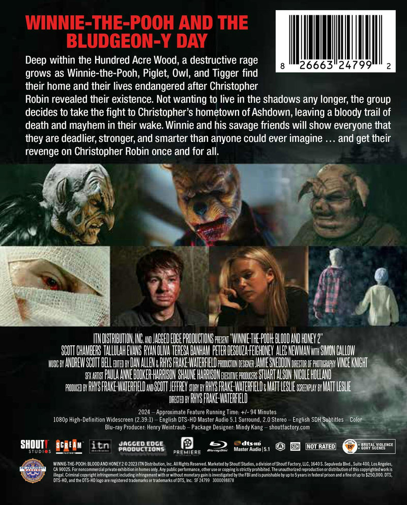 Winnie-the-Pooh: Blood and Honey 2 - Limited Edition Steelbook [Blu-ray]