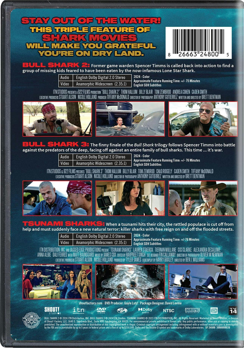 Killer Shark Three Movie Collection [DVD]