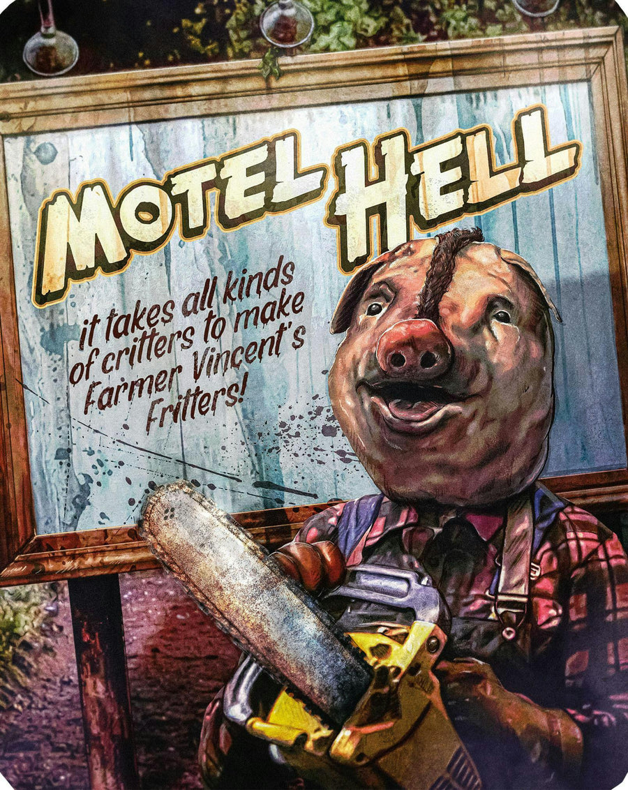 Motel Hell (Limited Edition 4K Ultra HD Steelbook) - Scream Factory 4K UHD + Blu-ray